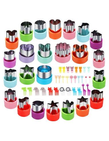 Juego de Cortadores de Galletas Mini GELIFATLE 24 Piezas