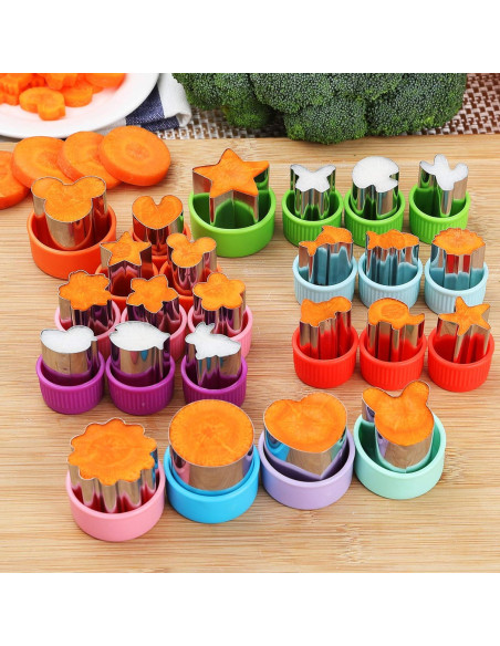 Juego de Cortadores de Galletas Mini GELIFATLE 24 Piezas