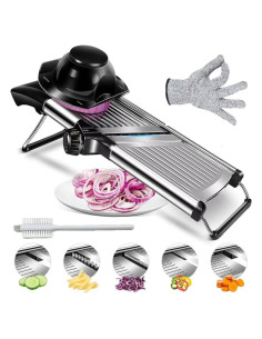 Cortador Mandolina GYH&GXR Acero Inoxidable Ajustable 0.96kg