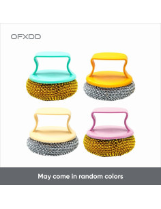 Estropajo de lana de acero OFXDD, set de 2, limpieza eficaz 2