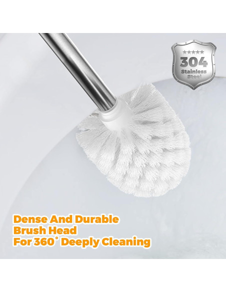 Cepillo de Inodoro JIGA Acero Inoxidable 304 Moderno