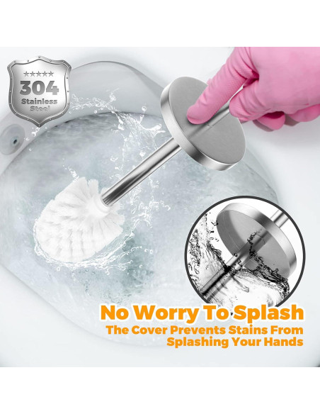 Cepillo de Inodoro JIGA Acero Inoxidable 304 Moderno