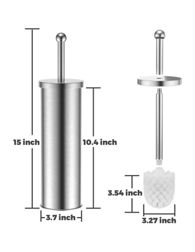 Cepillo de Inodoro JIGA Acero Inoxidable 304 Moderno