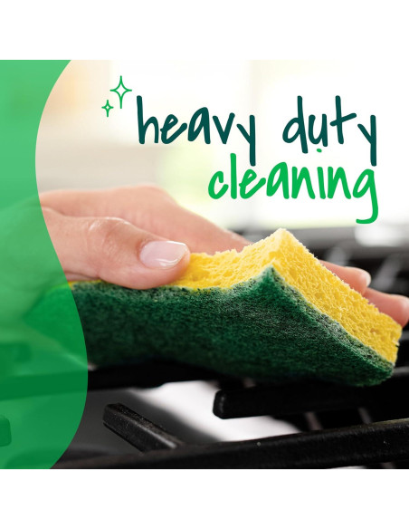 Esponjas de Limpieza Pesada Scotch-Brite, 6 Unidades