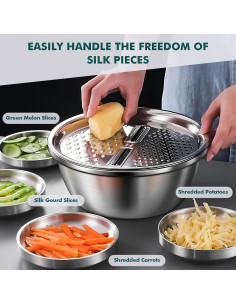 Basin de Acero Inoxidable Multifuncional AstroScape 28cm 2