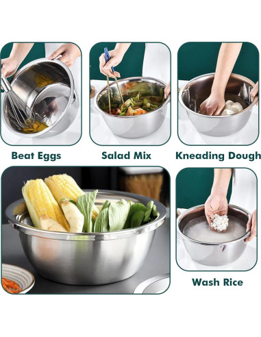 Basin de Acero Inoxidable Multifuncional AstroScape 28cm