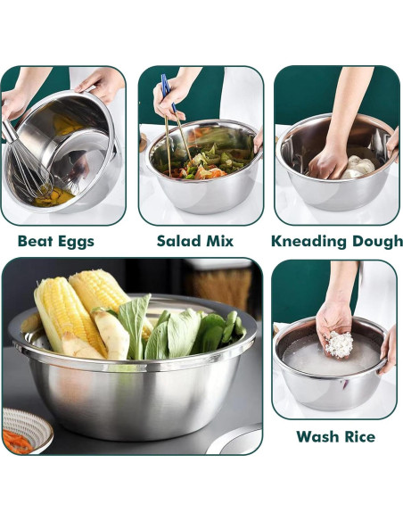 Basin de Acero Inoxidable Multifuncional AstroScape 28cm