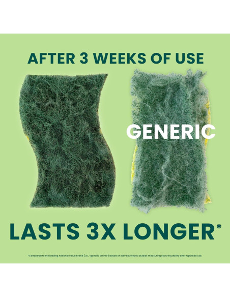 Esponjas de Limpieza Pesada Scotch-Brite, 6 Unidades