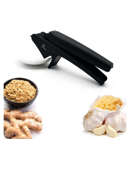 Prensa de Ajo Hommony XP630, Plástico Duradero, Apta para Lavavajillas