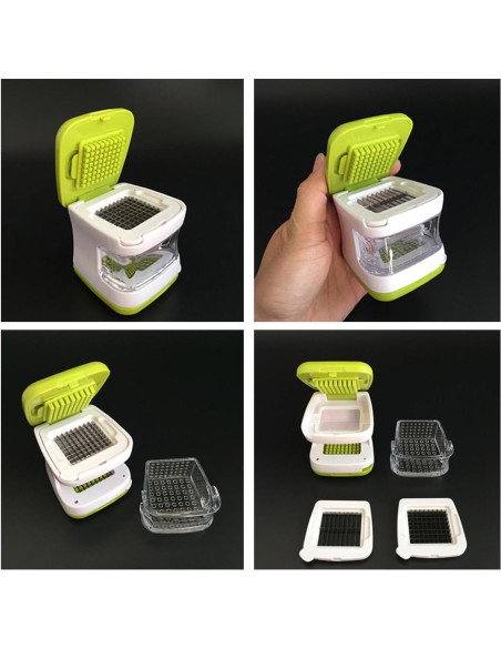Cortador Picador de Ajo y Jengibre NuevoFerU Verde