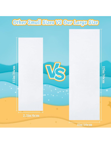 100 Bolsas de Plástico para Helados MAQIHAN 30x10 cm