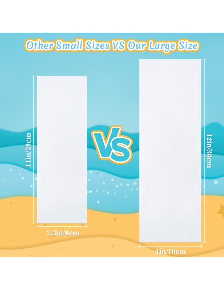 100 Bolsas de Plástico para Helados MAQIHAN 30x10 cm