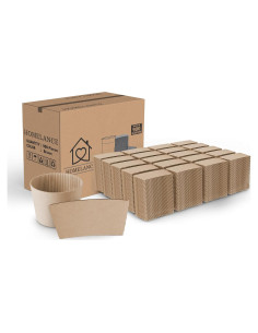 Mangas de Papel Kraft Homelance 900 Pcs para Tazas 12-24oz
