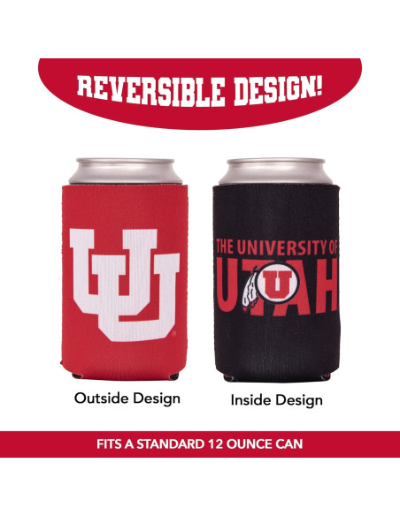 Aislante de Lata Neopreno Desert Cactus Utah Utes 1 Paquete