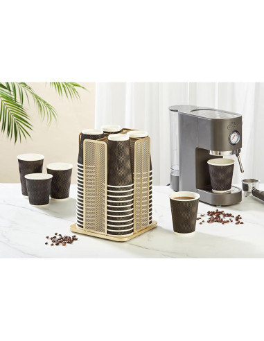 Soporte de Almacenamiento para Tazas de Papel Annova 4 Compartimentos