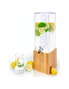 Dispensador de Bebidas Acrílico Ksestor 4.73 L con Soporte