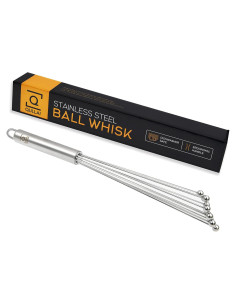 Batidor de Bola Acero Inoxidable Qullai 30,48 cm Extra Grande