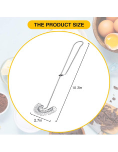 Batidores de Acero Inoxidable Patelai 26 cm (2 Piezas) 2