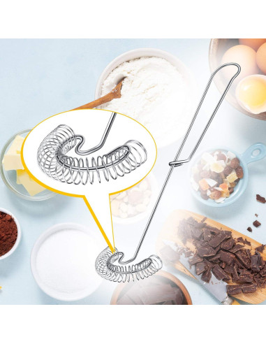 Batidores de Acero Inoxidable Patelai 26 cm (2 Piezas)