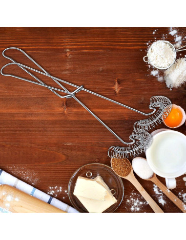 Batidores de Acero Inoxidable Patelai 26 cm (2 Piezas)