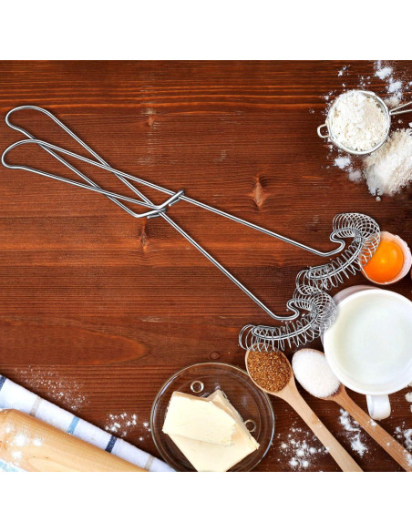 Batidores de Acero Inoxidable Patelai 26 cm (2 Piezas)