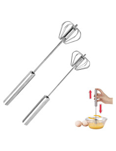 Batidor semi-automático KNEWMART de acero inoxidable 30 cm