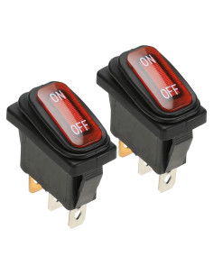 Interruptor encendido/apagado GREHUA KCD3 2 Pack 20A 250V