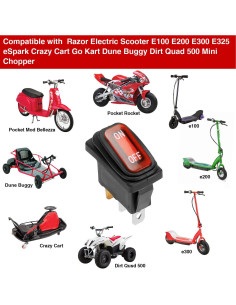 Interruptor encendido/apagado GREHUA KCD3 2 Pack 20A 250V 2