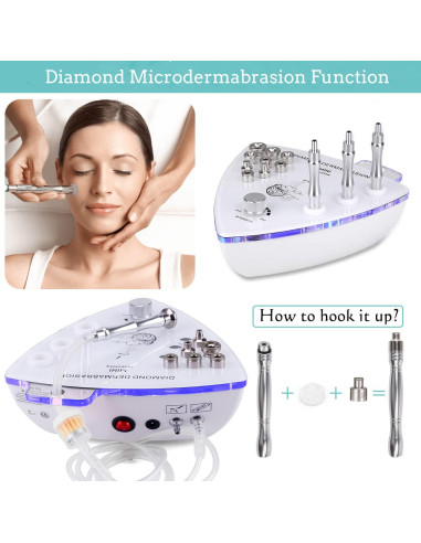 Máquina de Microdermoabrasión Yofuly con Spray Facial 65-68cmHg