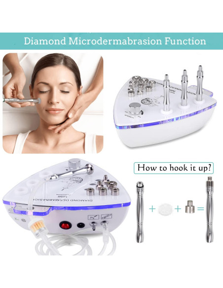Máquina de Microdermoabrasión Yofuly con Spray Facial 65-68cmHg