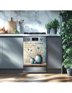 Cubierta Magnética Retro Flores Genérico 58x66 cm Decorativa 2