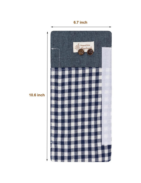 Cubiertas de Manijas de Refrigerador Agirlvct Pack 2 Azul