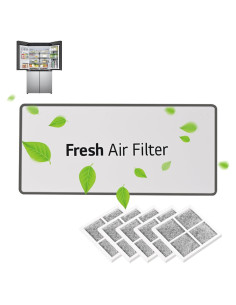 Cubierta Filtro Aire Refrigerador LG MCR66849208 con 3 Filtros LT120F
