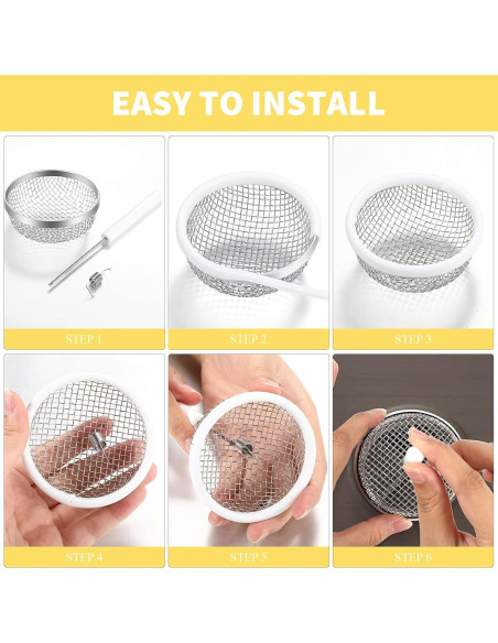 Cubierta de Ventilación de Insectos Frienda 2 Piezas 7.11 cm