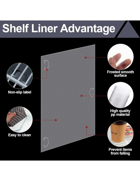 Cubierta para Estantes de Alambre Kathfly 10 Pies 40.6 cm