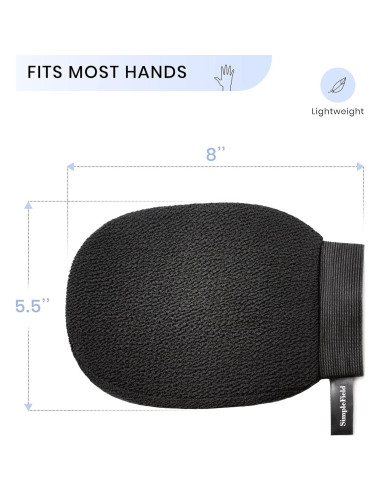 Guantes Exfoliantes Coreanos Kessa 2 Piezas 100% Viscosa