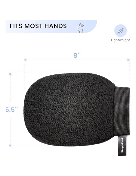 Guantes Exfoliantes Coreanos Kessa 2 Piezas 100% Viscosa