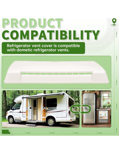 Cubierta de Ventilación Refrigerador KUAFU GO-3228 Blanca