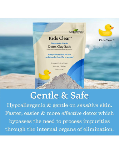 Baño Detox Kids Clear Evenbetternow 1,13 kg Pura Bentonita