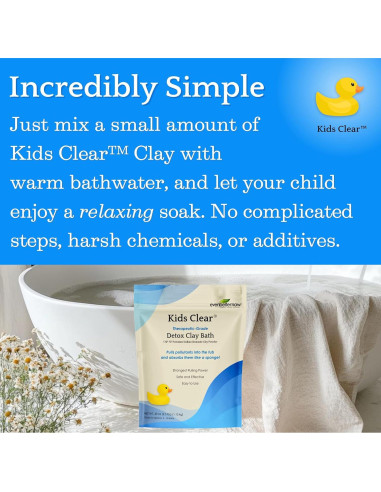 Baño Detox Kids Clear Evenbetternow 1,13 kg Pura Bentonita
