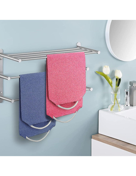 Exfoliante para Espalda Evridwear con Mangos - 2 Piezas Azul