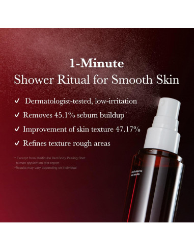 Spray Exfoliante Corporal Medicube Red Peeling 110g AHA BHA