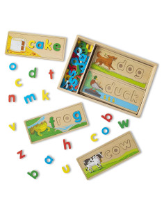 Juguete Educativo Melissa & Doug Deletrear con Letras