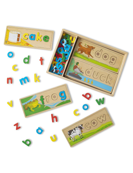 Juguete Educativo Melissa & Doug Deletrear con Letras