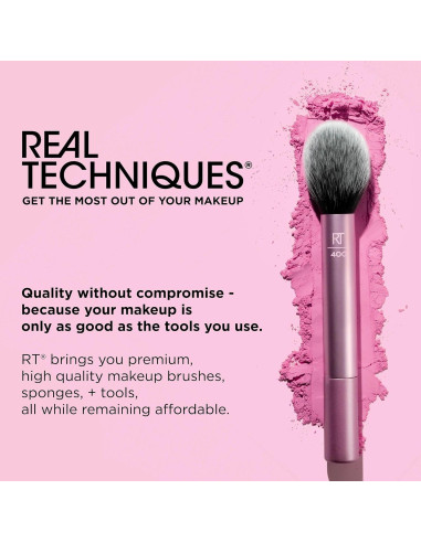 Brocha de Maquillaje en Polvo Real Techniques 20cm Vegana