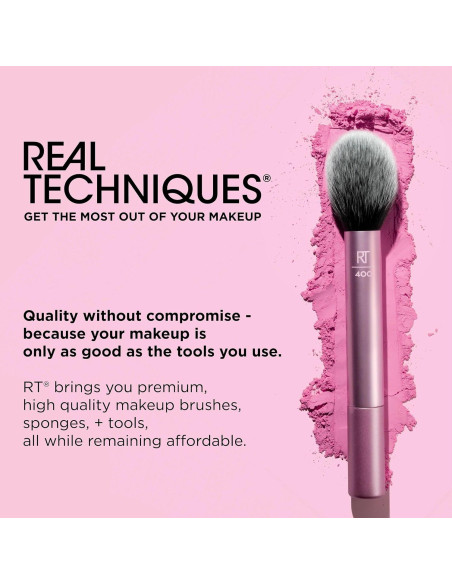Brocha de Maquillaje en Polvo Real Techniques 20cm Vegana