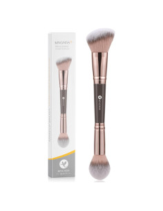 Brocha de Maquillaje Doble Cara KINGMAS para Base y Corrector