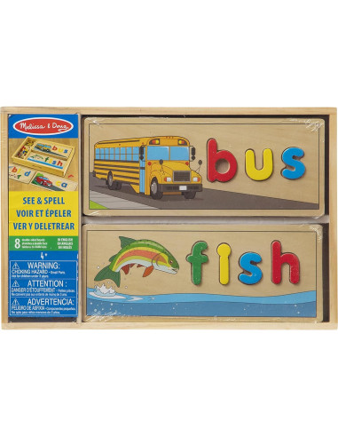 Juguete Educativo Melissa & Doug Deletrear con Letras