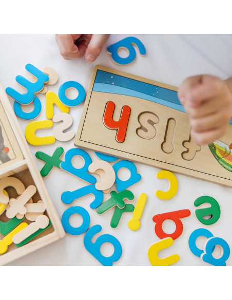 Juguete Educativo Melissa & Doug Deletrear con Letras