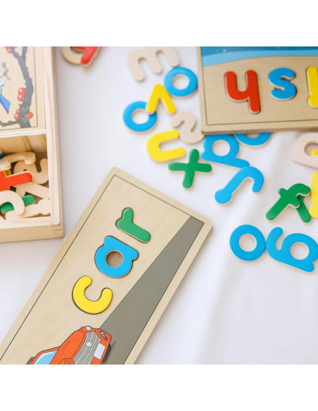 Juguete Educativo Melissa & Doug Deletrear con Letras